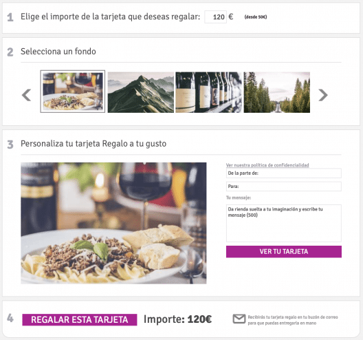 tarjeta de regalo weekendesk | easyDest.com