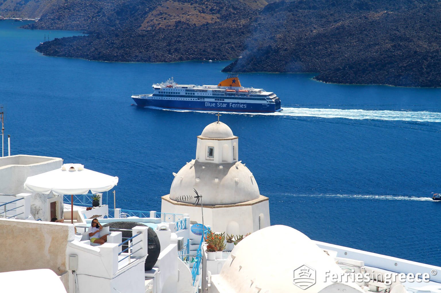 ferry atenas santorini