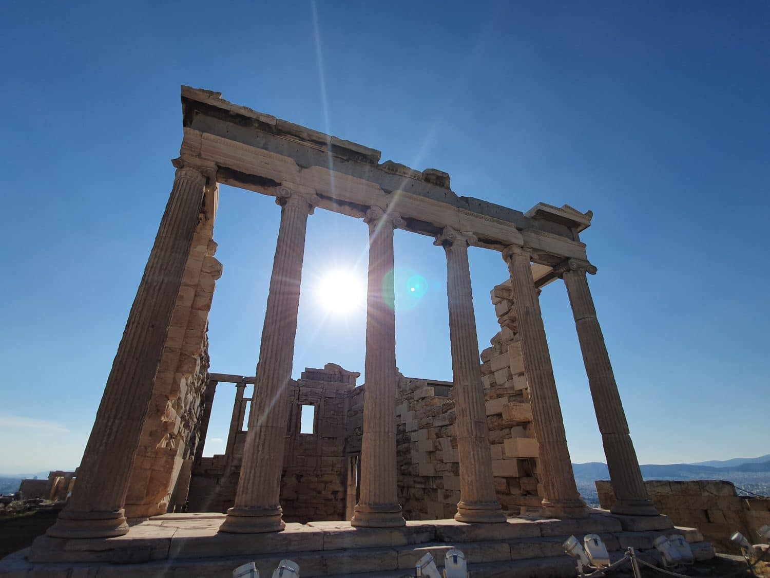 Return from milos we spend a day visiting Athene