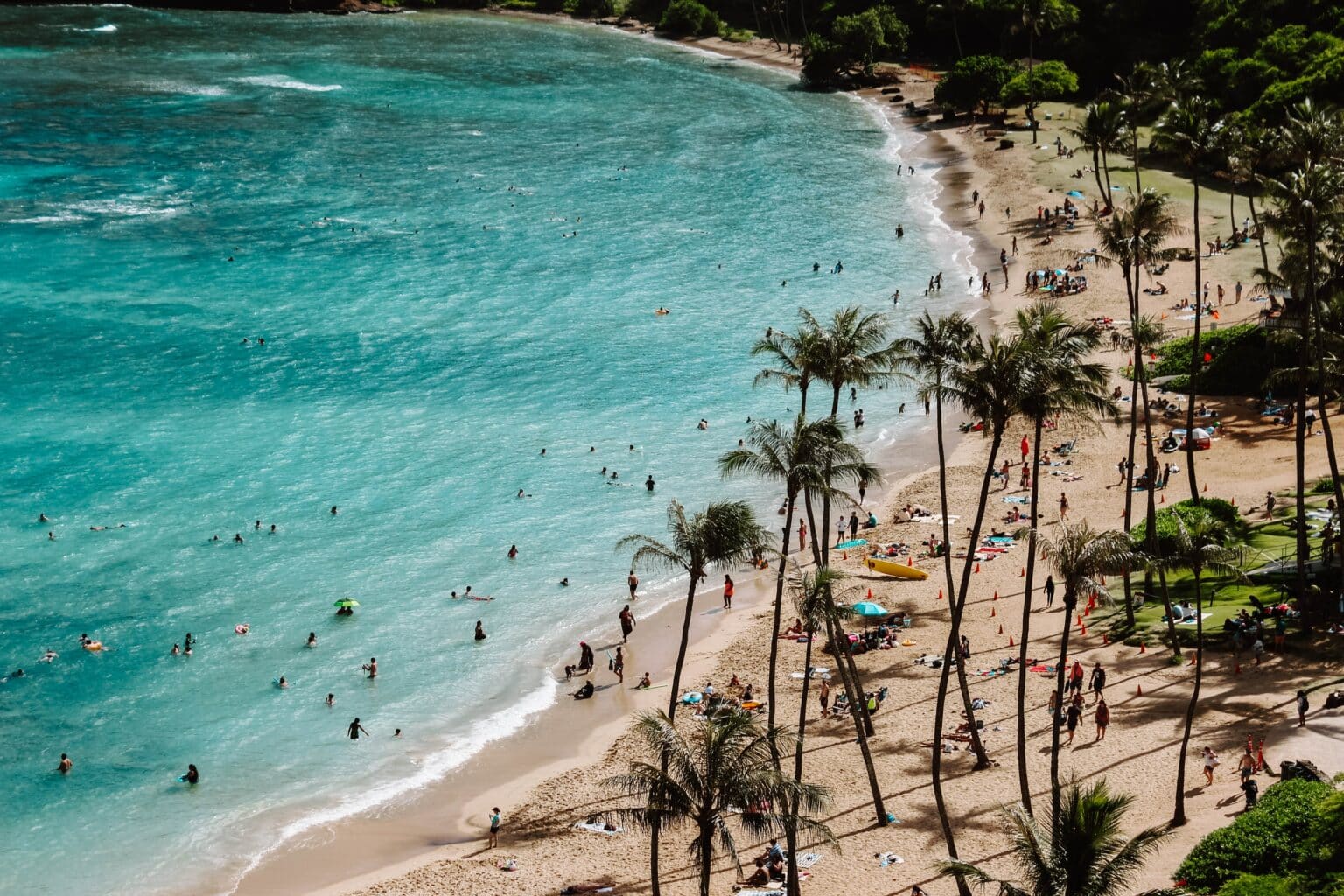 Hanauma Bay Oahu Hawaii in October for my wedding anniversary.